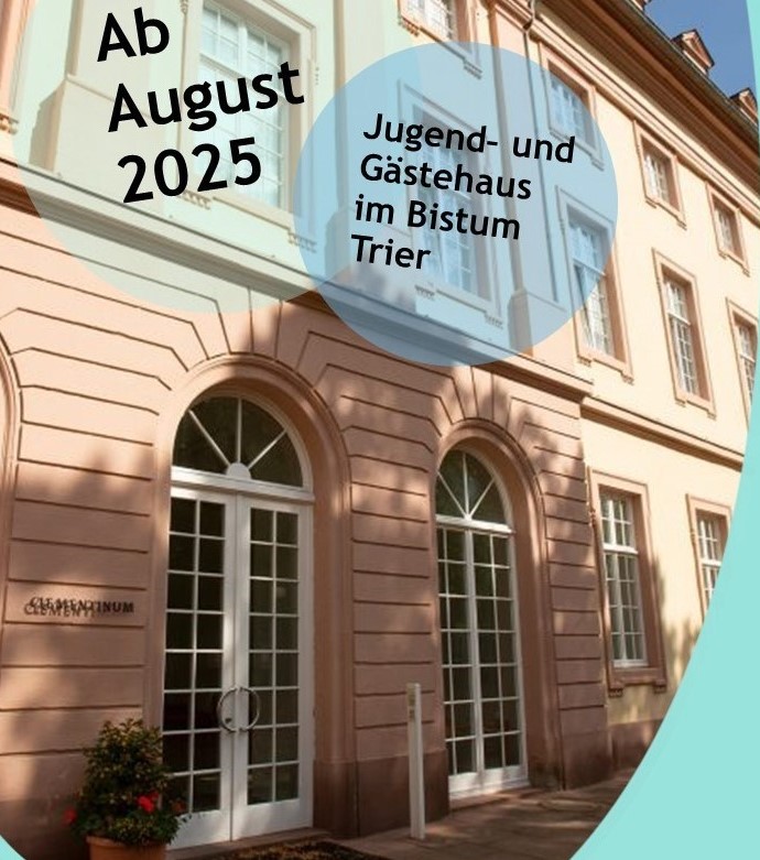 Clementinum mit Eröffnungshinweis (c) Jugendhaus Clementinum mit Eröffnungshinweis